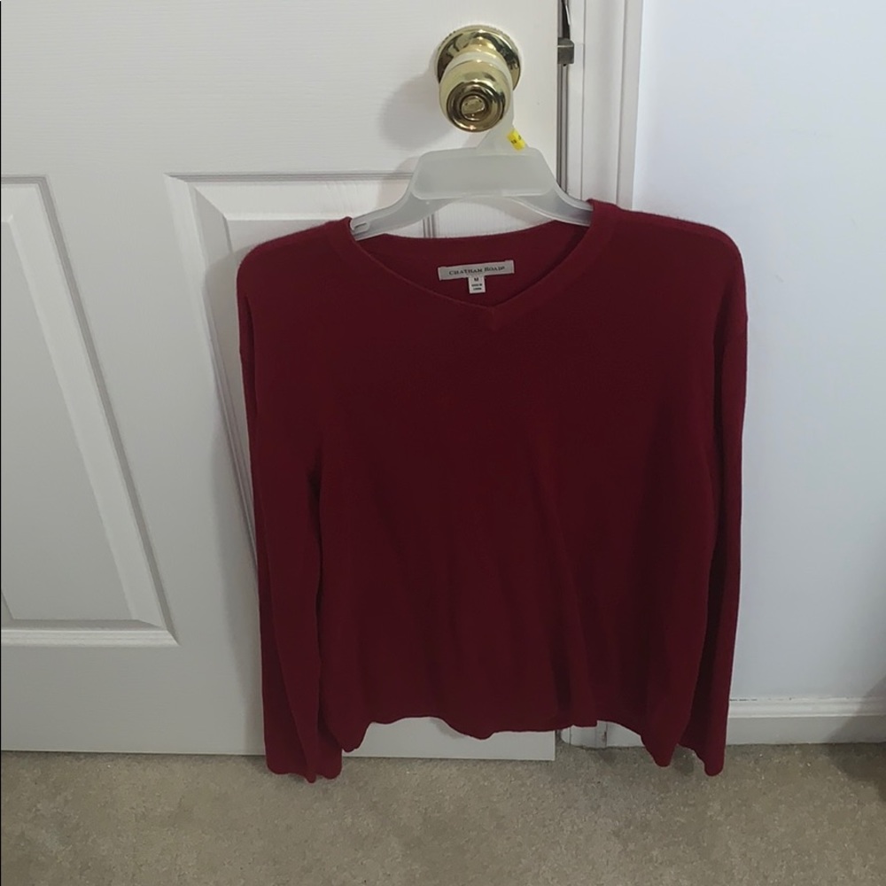 Red sweater